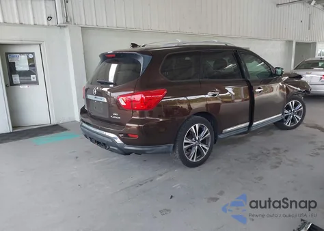 2019 Nissan Pathfinder Platinum from USA, damaged, VIN 5N1DR2MM3KC582320